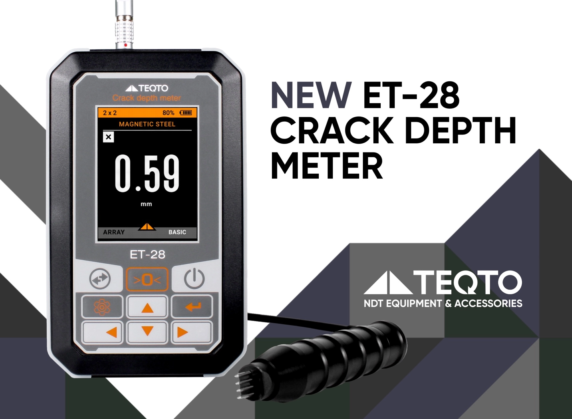 New ET-28 Crack depth meter